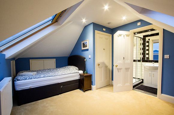 Bedroom 2 with ensuite bathroom.