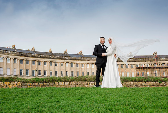 Bath wedding pictures. The Royal Crescent Hotel. Beata Cosgrove Photography