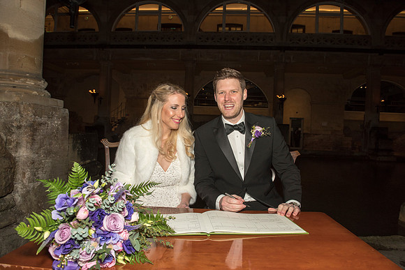 25.R&S wedding. The Roman Baths. Beata Cosgrove Photography