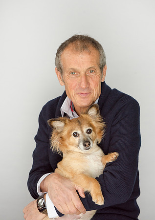 Man with a dog. Beata Cosgrove Photography