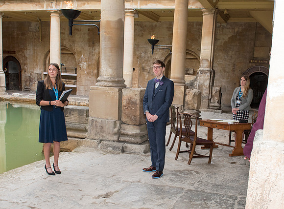 15.Sunrise Wedding in The Roman Baths. Beata Cosgrove Photography