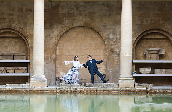 51.Sunrise Wedding in The Roman Baths. Beata Cosgrove Photography