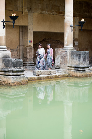 Sunrise Wedding in The Roman Baths. Beata Cosgrove Photography