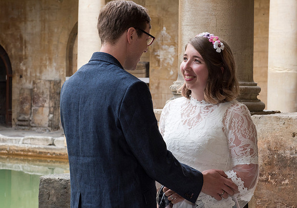 Sunrise Wedding in The Roman Baths. Beata Cosgrove Photography
