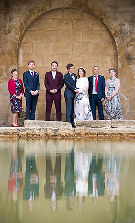 Sunrise Wedding in The Roman Baths. Beata Cosgrove Photography