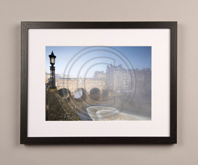 Bath Photo Prints. Pulteney Bridge in the mist