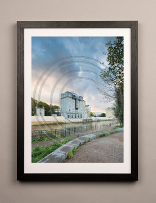 Bath Photo Prints. Moody summer skies above Waterfont House, Bath