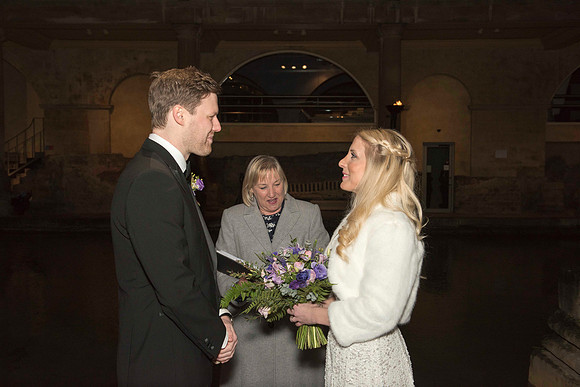 The Sunset wedding. The Roman Baths. Beata Cosgrove Photography