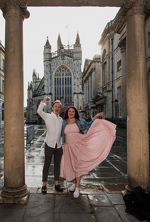Surprise proposal. Bath. Beata Cosgrove Photography.
