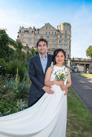 Bath Historic Venues. Parade Gardens wedding day