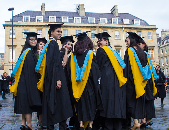 Graduation photography. Bath. Beata Cosgrove Photography.