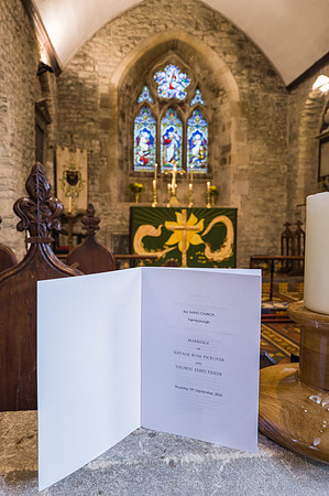 8. Natalie & Thomas wedding day. All Saint's Church. Farmborough. Beata Cosgrove Photography