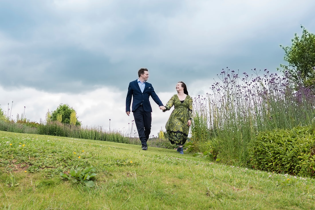 Couple on their photo engagement session. American Museum. Bath. Beata Cosgrove Photography