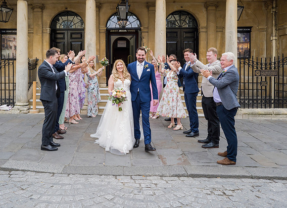 106. Bath wedding. The Roman Baths. J & J wedding day. Bath photographer. Beata Cosgrove Photography