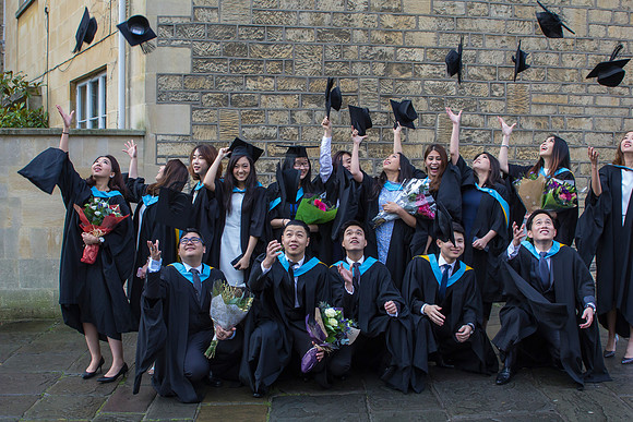 Graduation photography. Bath. Beata Cosgrove Photography.