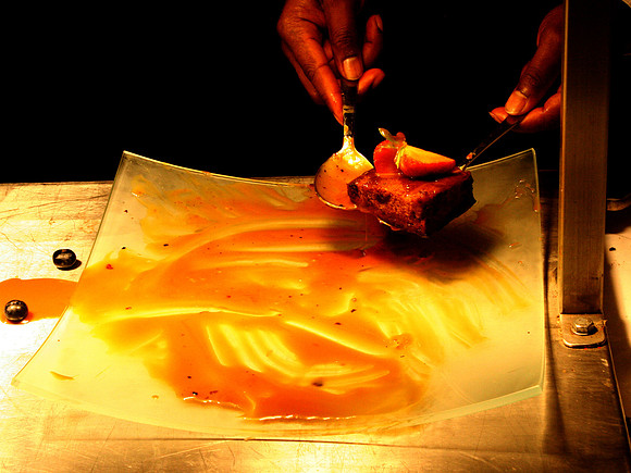 wedding food on plate